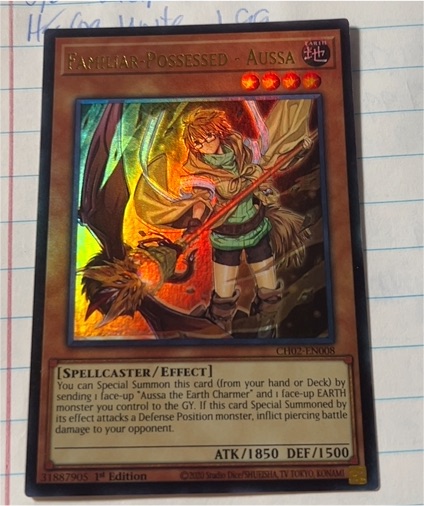 2020 Yu-Gi-Oh! CH02-EN008 Familiar-Possessed - Aussa — front