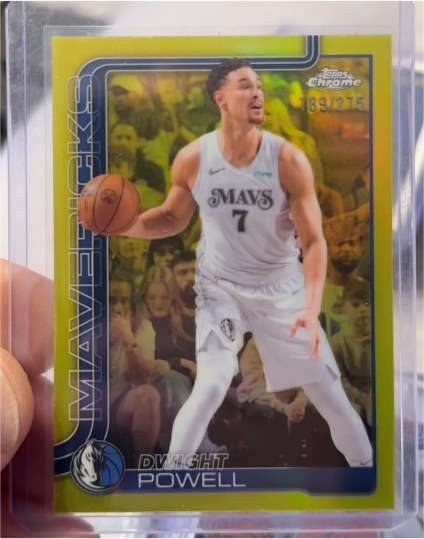 2025-26 Topps Chrome #223 Dwight Powell — front