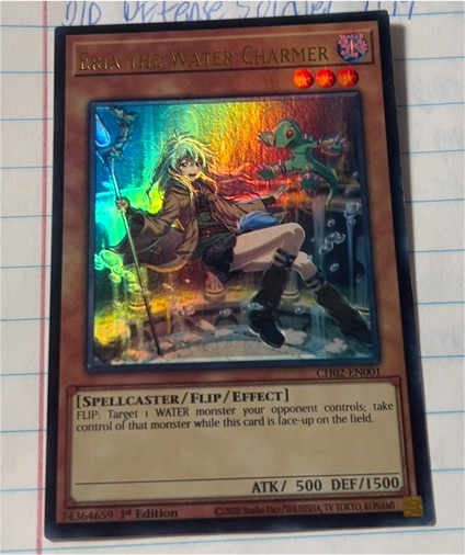 Yu-Gi-Oh! CH02-EN001 Eria the Water Charmer — front