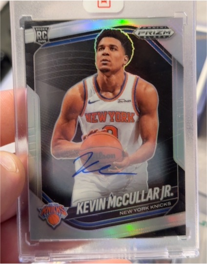2024-25 Panini Prizm Black #246 Kevin McCullar Jr. — front
