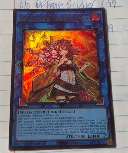 Yu-Gi-Oh! RA04-EN074 Hiita the Fire Charmer, Ablaze — front
