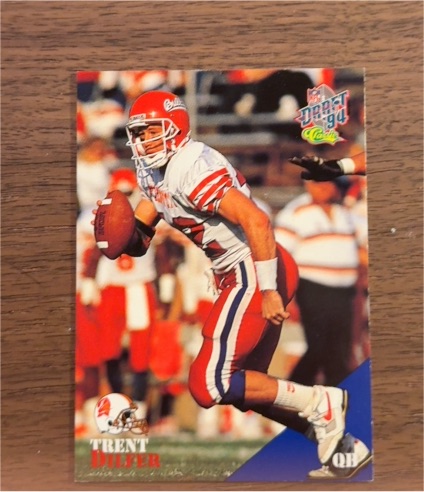 1994 Classic NFL Draft #2 Trent Dilfer — front