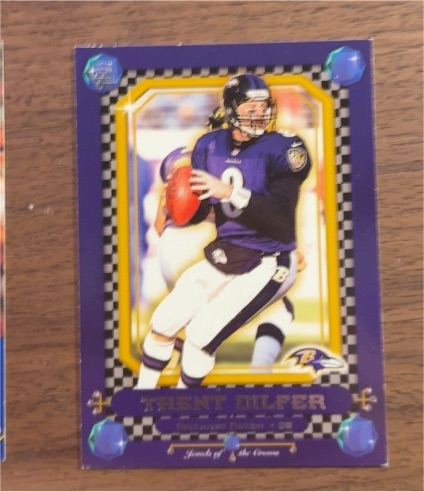 2001 Pacific Crown Royale Jewels of the Crown #1 Trent Dilfer — front