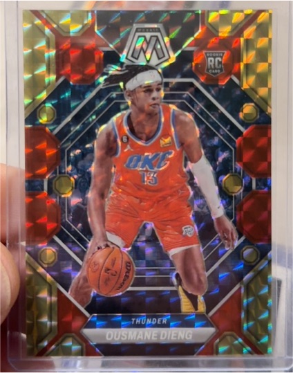 2022-23 Panini Mosaic #206 Ousmane Dieng — front