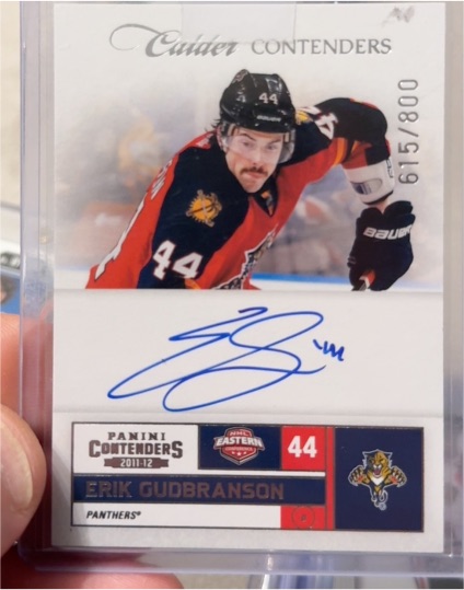 2011-12 Panini Contenders #222 Erik Gudbranson — front