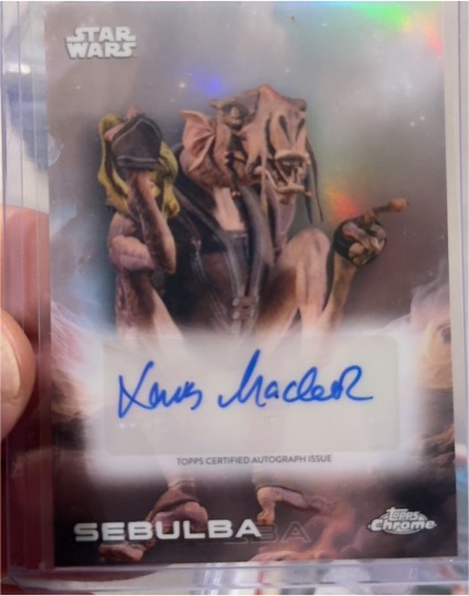 2025 Topps Chrome Star Wars #A-KM Sebulba Lewis Macleod — front