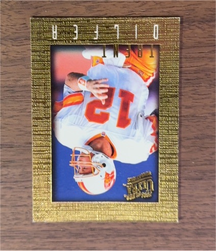 1996 Fleer Ultra Sensations #97 Trent Dilfer — front