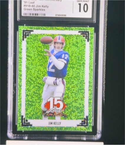 2025 Leaf 15th Anniversary #91B-80 Jim Kelly — front