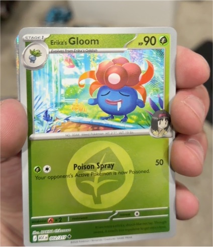 2026 Pokémon Ascended Heroes #002 Erika's Gloom — front