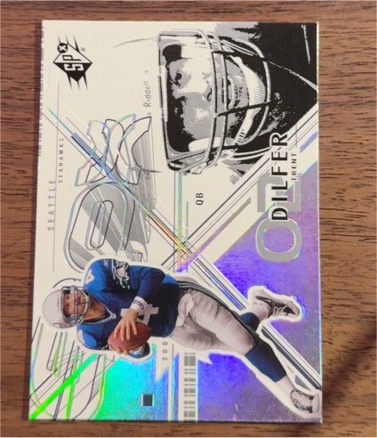 2002 Upper Deck SPx #87 Trent Dilfer — front