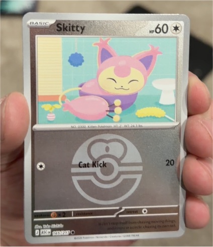 2022 Pokemon TCG Ascended Heroes #165 Skitty — front