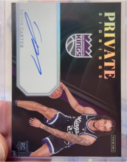2024-25 Panini Prizm Private Signings #PS-DEV Devin Carter — front