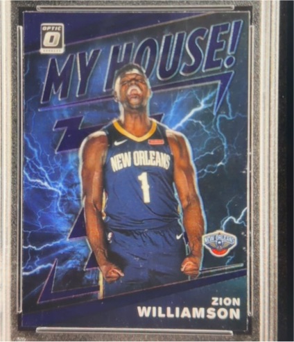2019-20 Panini Donruss Optic #15 Zion Williamson My House! — front