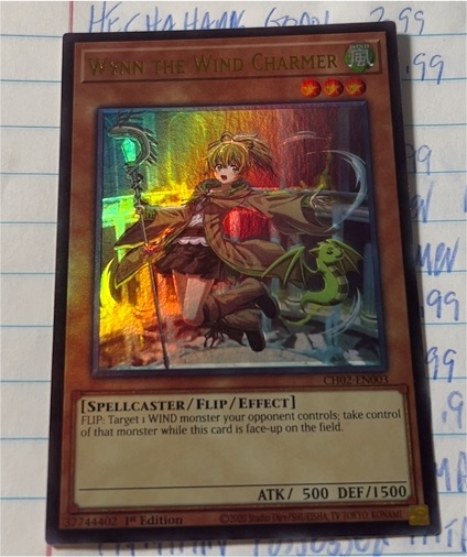 2020 Yu-Gi-Oh! CH02-EN003 Wynn the Wind Charmer — front
