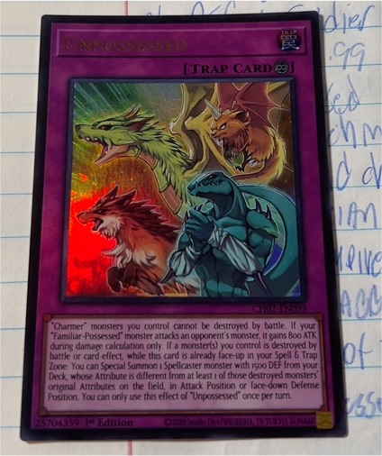2020 Yu-Gi-Oh! CH02-EN039 Unpossessed — front