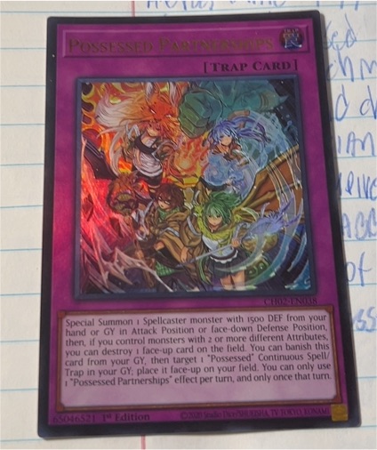 2020 Yu-Gi-Oh! Possessed Partnerships SDCH-EN028 — front