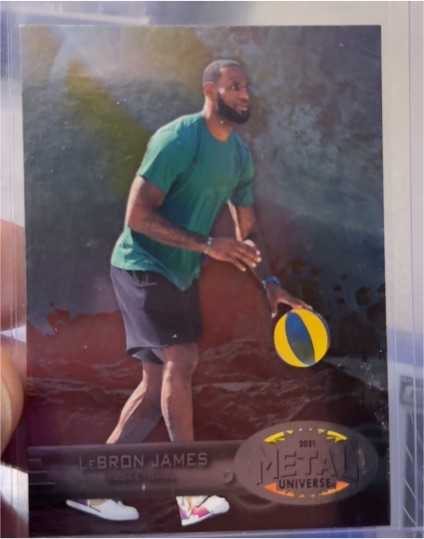 2021 Skybox Metal Universe Champions #RB-50 LeBron James 1997-98 Retro — front