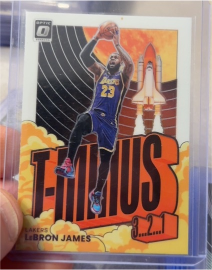 2021-22 Panini Donruss Optic #2 LeBron James T-Minus 3..2..1 — front