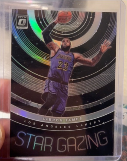 2019-20 Panini Donruss Optic #9 LeBron James Star Gazing — front
