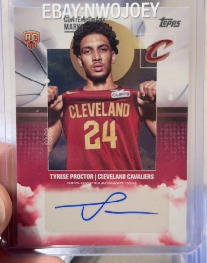2025-26 Topps Contemporary Marks #CM-TP Tyrese Proctor — front