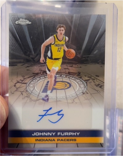 2025-26 Topps Chrome #TAU-JF Johnny Furphy — front