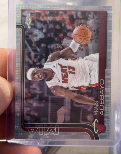 2025-26 Topps Chrome #138 Bam Adebayo — front