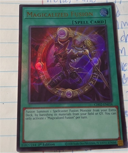 2020 Yu-Gi-Oh! CH02-EN034 Magicalized Fusion — front