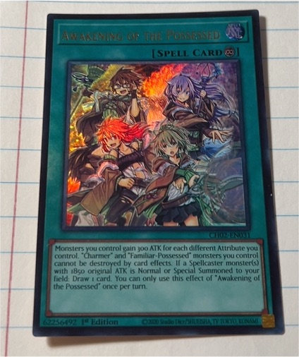 Yu-Gi-Oh! CH02-EN031 Awakening of the Possessed — front