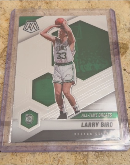2020-21 Panini Mosaic #295 Larry Bird — front