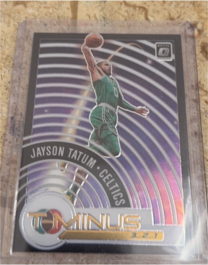 2020-21 Panini Donruss Optic #11 Jayson Tatum T-Minus 3 2 1 Insert — front