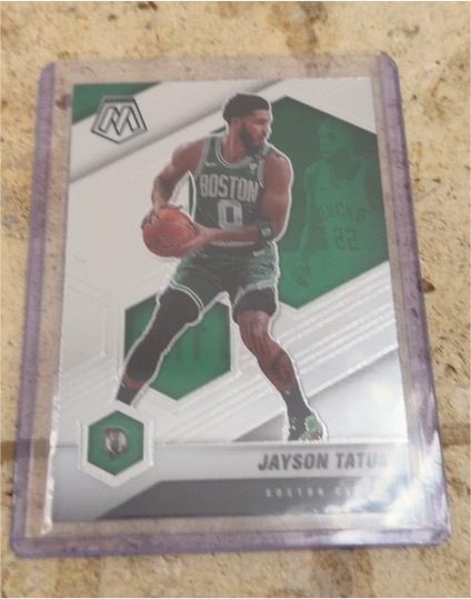 2020-21 Panini Mosaic #107 Jayson Tatum — front