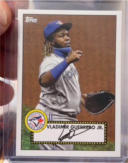 2021 Topps Series 1 1952 Insert #T52-46 Vladimir Guerrero Jr. — front
