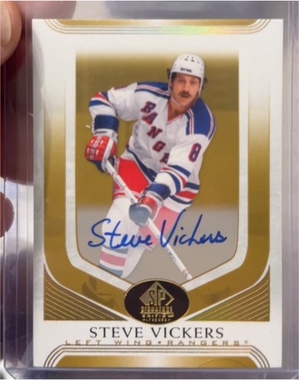 2020-21 SP Signature Edition Legends #24 Steve Vickers — front