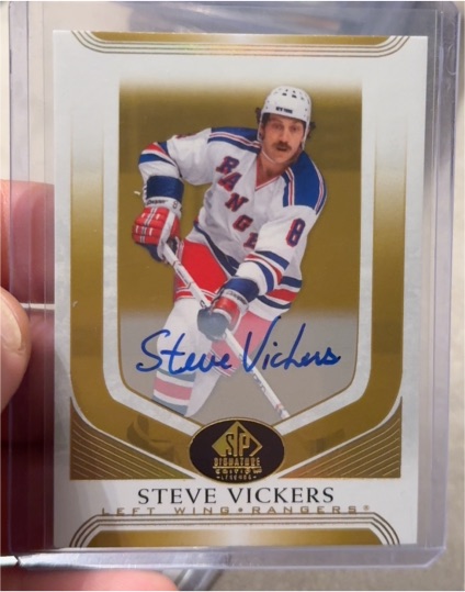 2020-21 Upper Deck SP Signature Edition Legends #24 Steve Vickers — front
