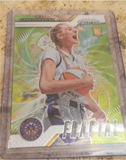 2024 Panini Prizm WNBA #5 Cameron Brink Fractal — front