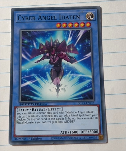 2020 Yu-Gi-Oh! Speed Duel GX: Duel Academy #SGX1-ENE11 Cyber Angel Idaten — front