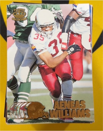 1997 Pacific Crown Collection #14 Aeneas Williams — front