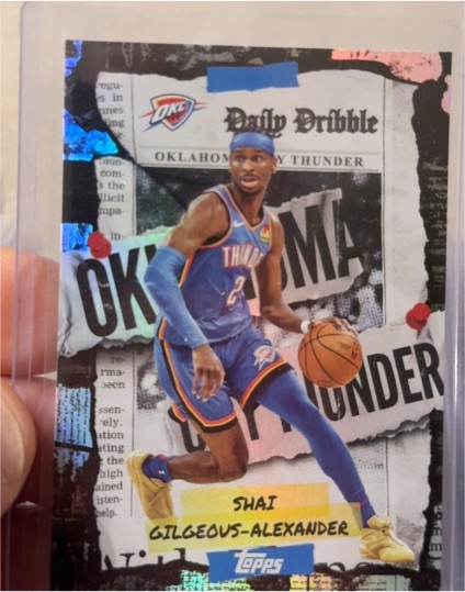 2025-26 Topps The Daily Dribble #DD-2 Shai Gilgeous-Alexander — front
