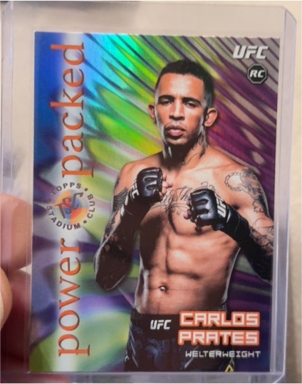 2025 Topps Stadium Club UFC #PD-9 Carlos Prates — front