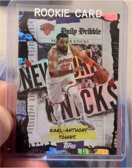 2025-26 Topps #DD-17 Karl-Anthony Towns The Daily Dribble — front