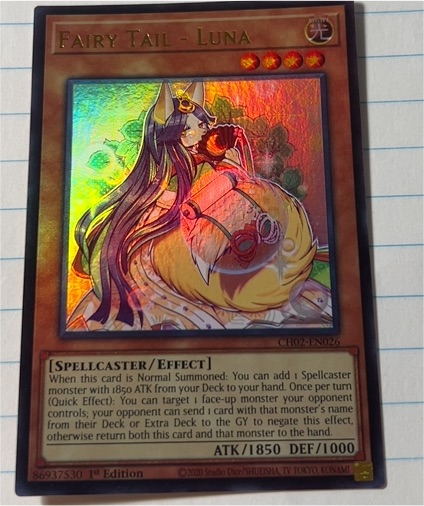 2020 Yu-Gi-Oh! CH02-EN026 Fairy Tail - Luna — front