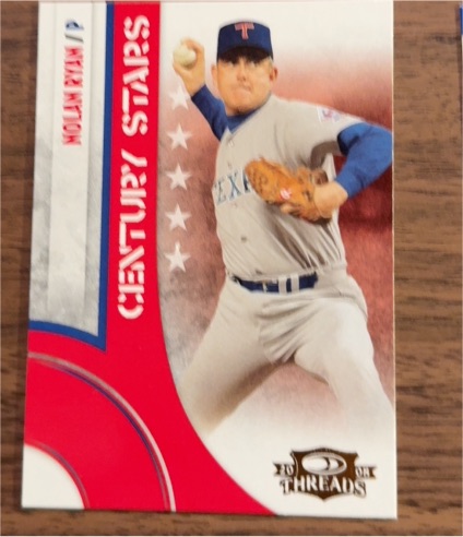 2008 Donruss Threads Century Stars #CS-12 Nolan Ryan — front