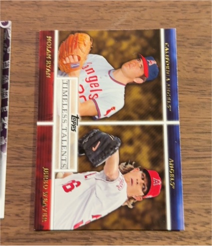 2012 Topps Timeless Talents #TT-14 Nolan Ryan / Jered Weaver — front