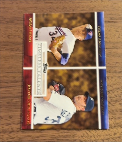 2012 Topps Timeless Talents #TT-5 Nolan Ryan/Justin Verlander — front