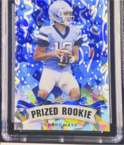 2023 Leaf Prized Rookie #PR-21 Drake Maye — front
