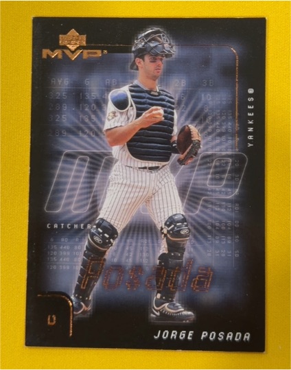 2002 Upper Deck MVP #129 Jorge Posada — front