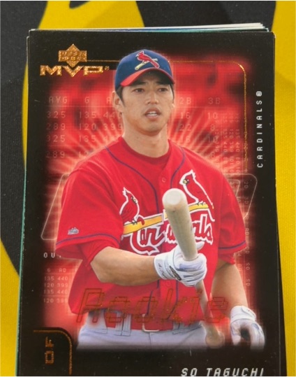 2002 Upper Deck MVP #168 So Taguchi — front