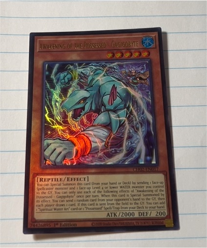 2020 Yu-Gi-Oh! CH02-EN017 Awakening of the Possessed - Gagigobyte — front