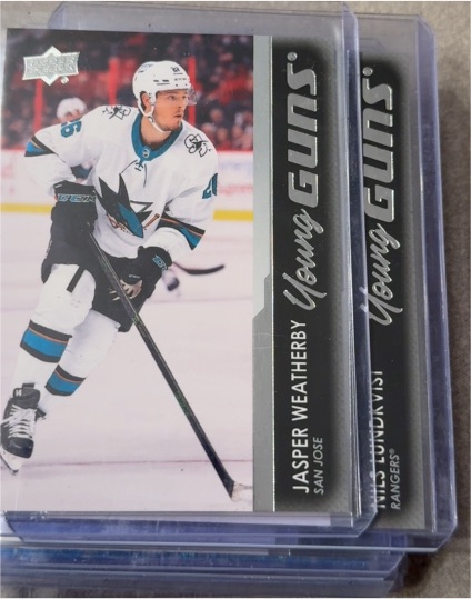 2021-22 Upper Deck Series 2 #487 Jasper Weatherby Young Guns — front