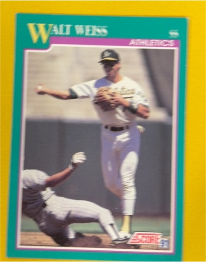 1991 Score #171 Walt Weiss — front